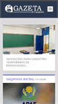 Mobile Screenshot of gazetadecacapava.com.br